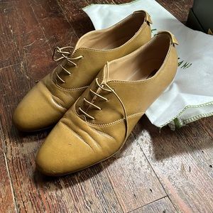 Longchamp patent leather flats